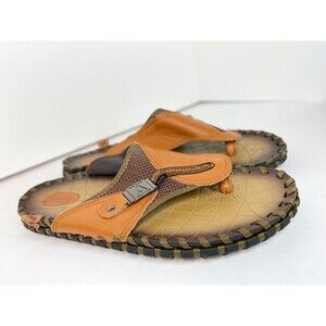 Men's Ceville Thong Sandals Brown Size US 12/EU 46 305